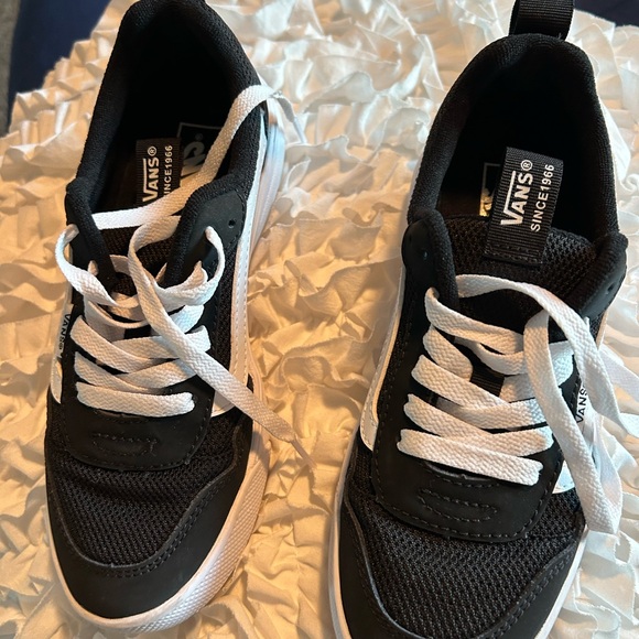 Vans Other - Vans Kids Classic Black and White Sneakers • 3 • NWT